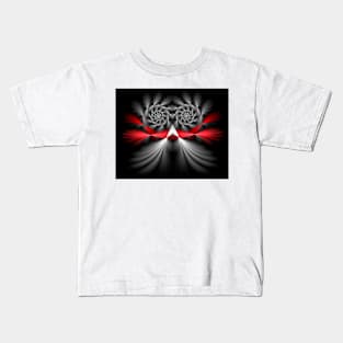 Rotor Face Fractal Digital Art Kids T-Shirt